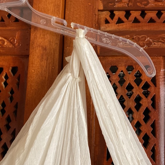 JS Collection white one shoulder gown - Picture 5 of 6